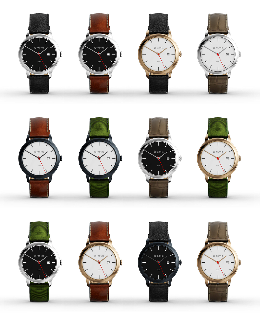 Watches packshot illustration