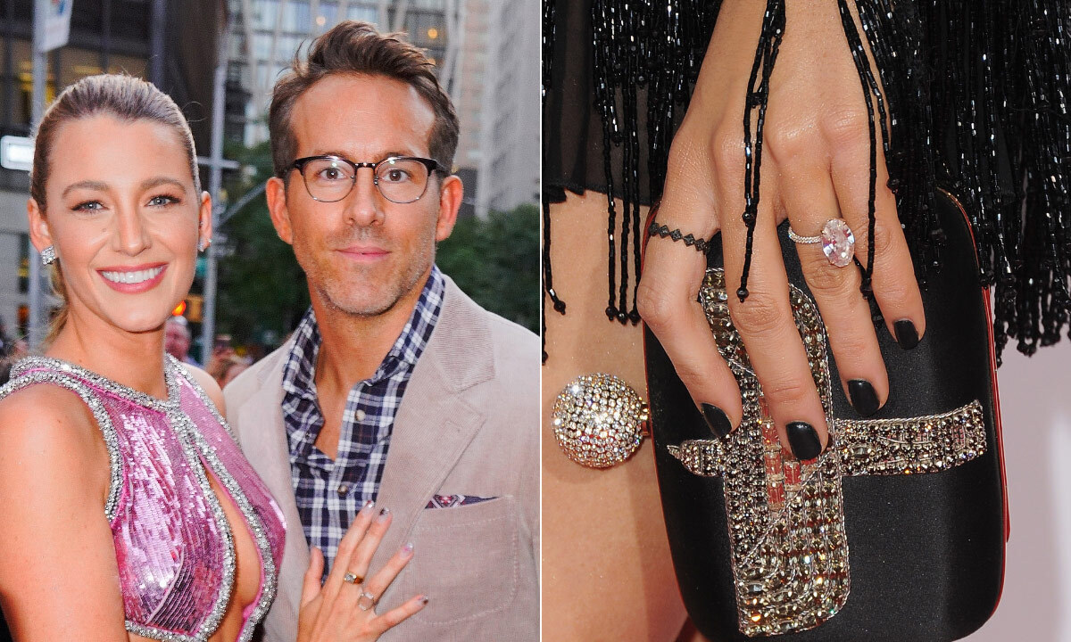 Ryan Reynolds proposed with a $2 million pink diamond ring