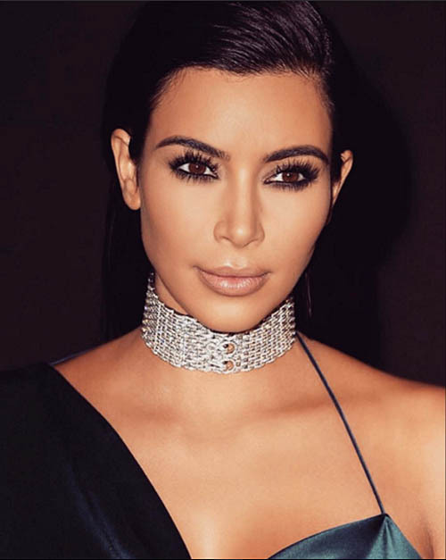 Kim Kardashian $1million Lorraine Schwartz diamond chocker push present