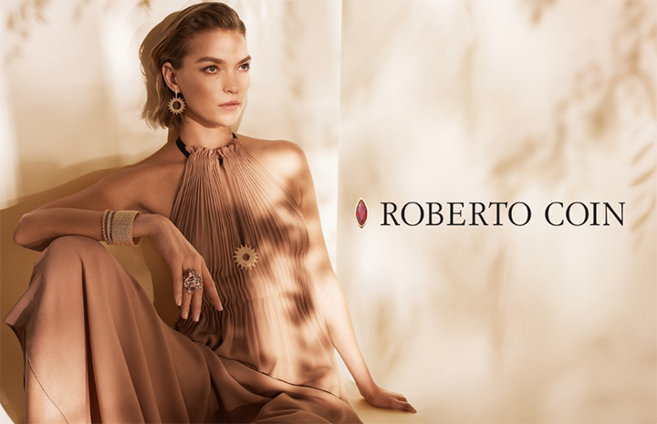 Photo by Davis Sims, Arizona Muse for Roberto coin 2018-2019 jewelry campaign